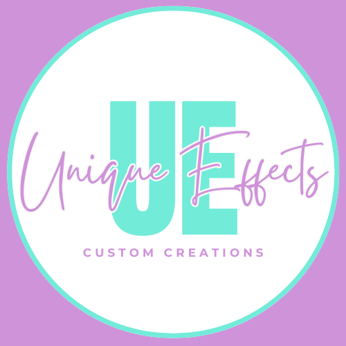 An image of the Unique Effects logo. A company that sells unique tumblers, mugs, bottles and decals.